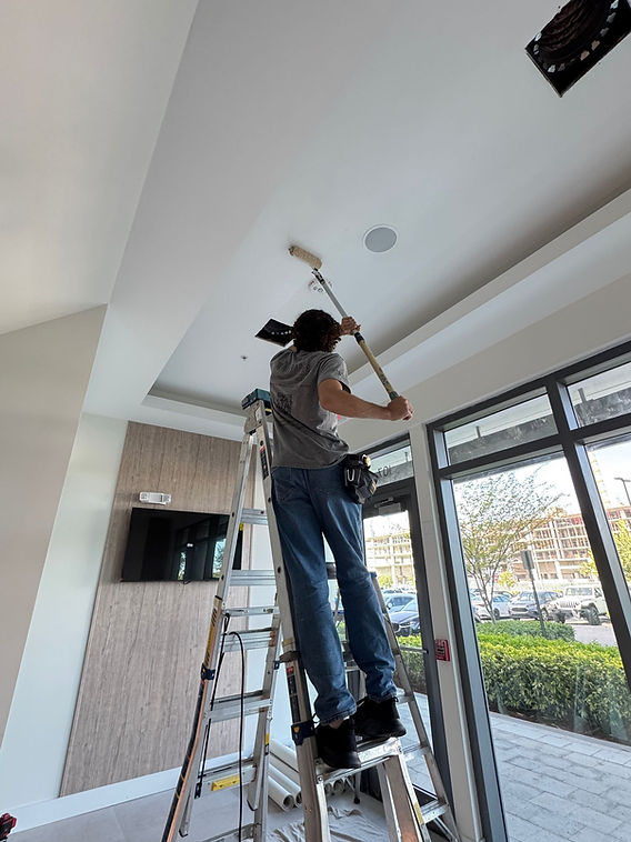 Wallpaper installation example 4